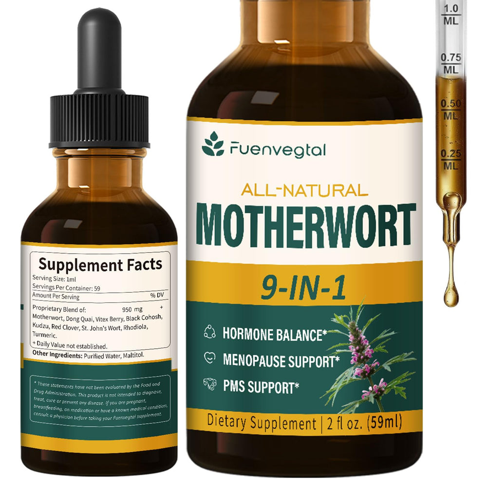 Fuenvegtal Herbal Liquid Drops bottle for hormone balance.