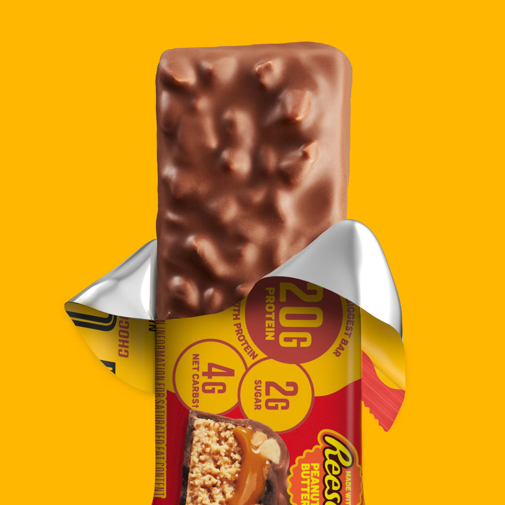 FULFIL bar showcase 20g protein and 2g sugar, a protein-forward treat.