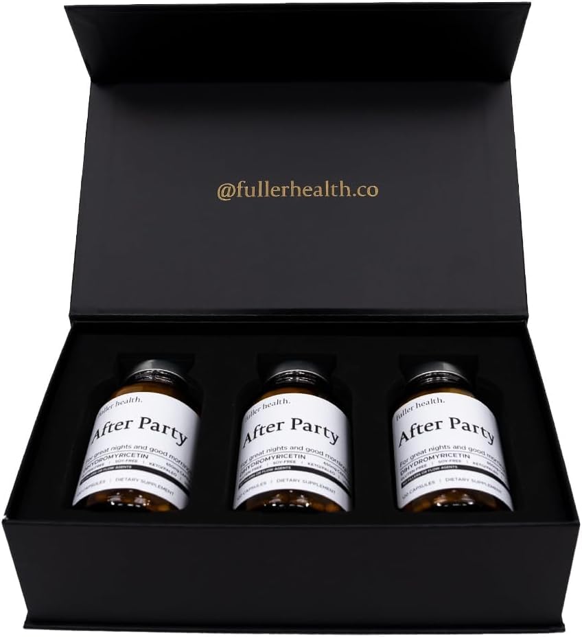 Fuller Health After Party bottle on shelf conveys ready to use recovery support.