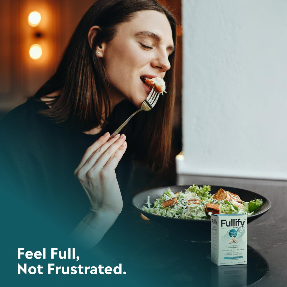 Fullify packaging front illustrating stimulant-free weight management solution.