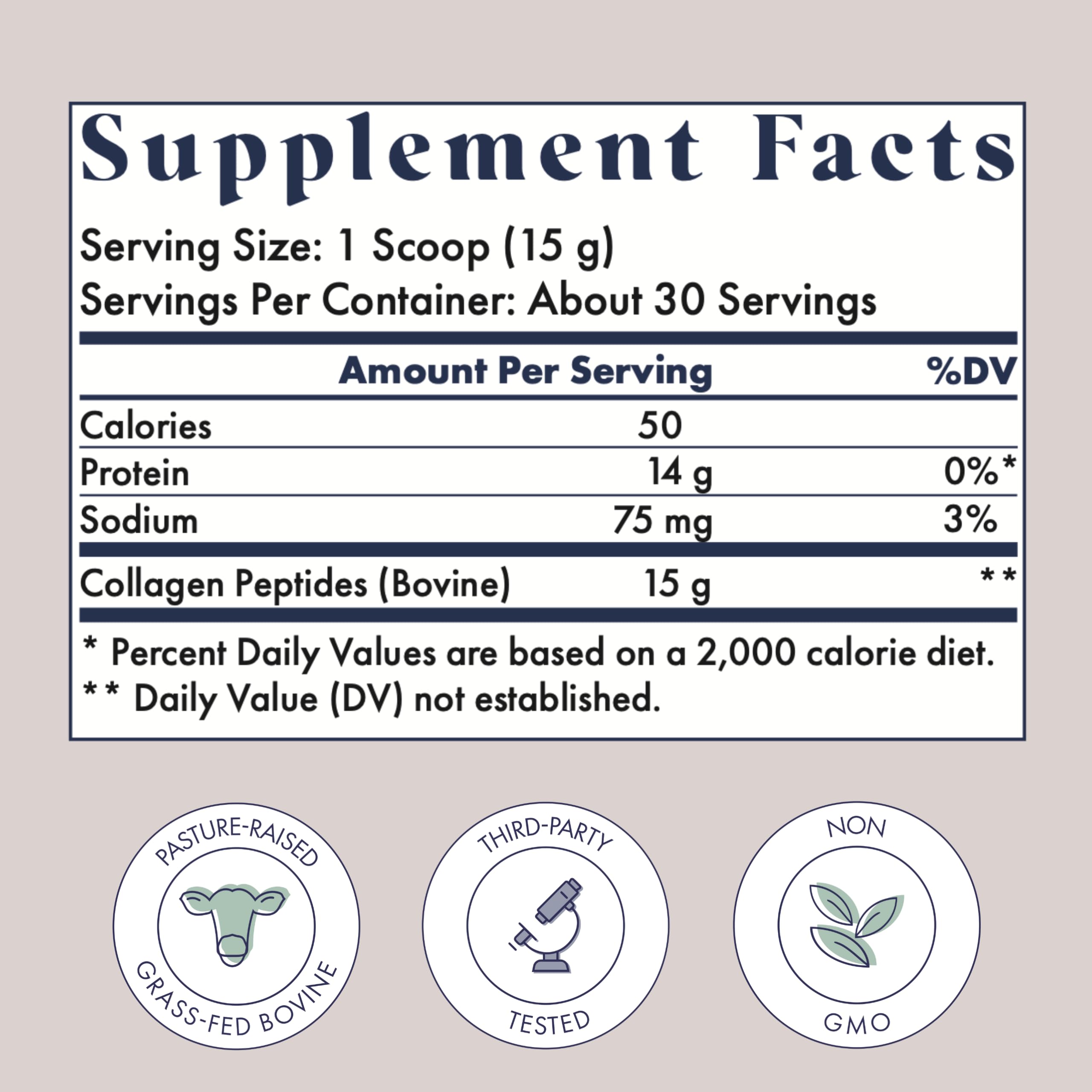 FullWell collagen powder being poured into a glass for easy mix.