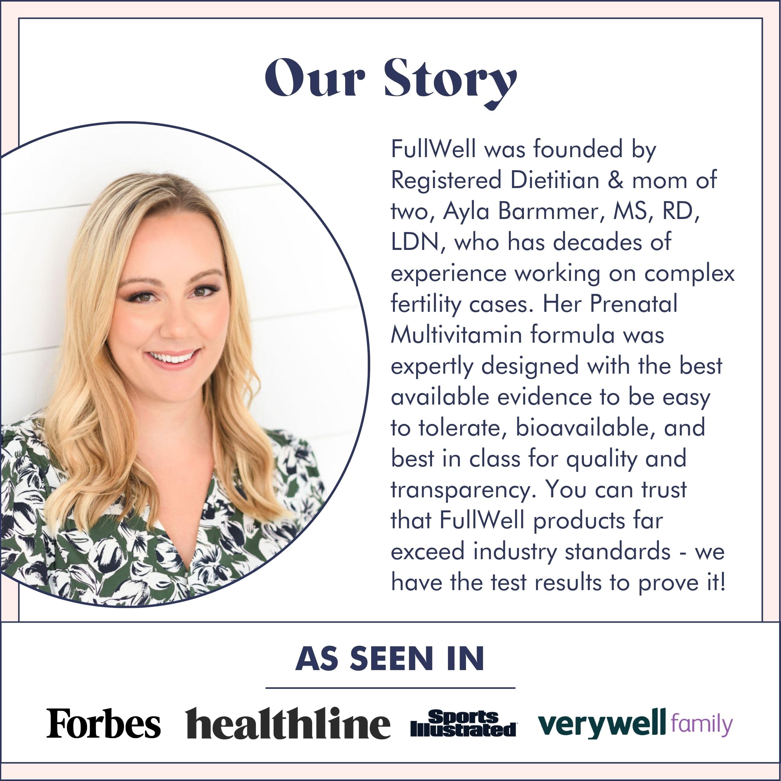 FullWell prenatal nutrition support suitable for planning, pregnancy, and recovery.
