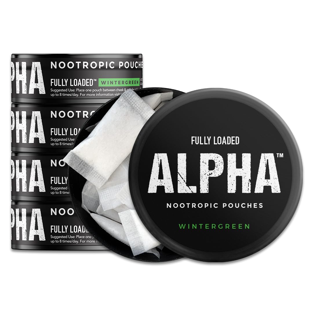 Fully Loaded Alpha can front view for discreet on-the-go use.