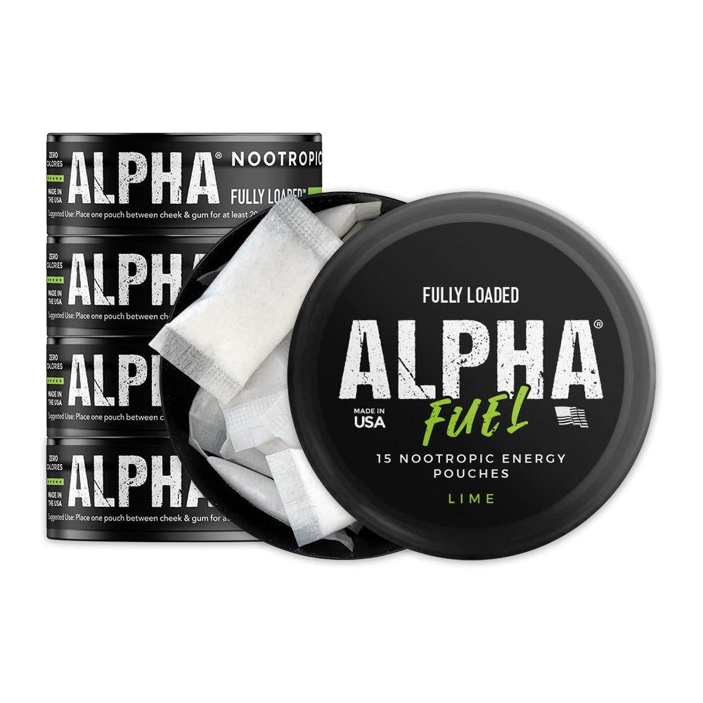 Fully Loaded Alpha Lime Fuel pouch close-up for quick, clean energy delivery