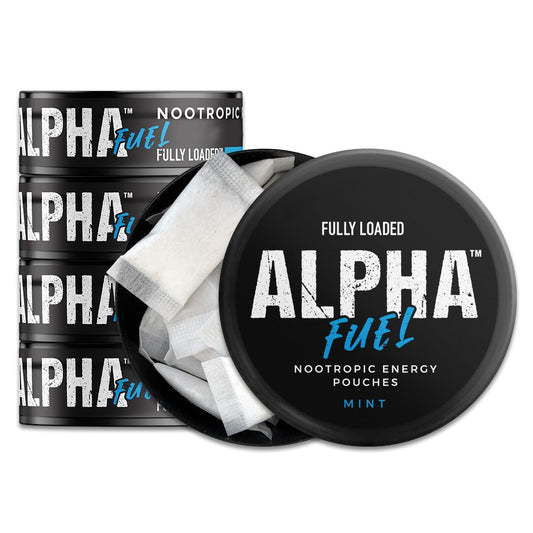 Fully Loaded Bullseye Alpha Fuel Mint Fuel can front for quick on-the-go energy.