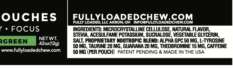 Fully Loaded Bullseye Alpha Fuel USA-made label conveys quality and domestic production.