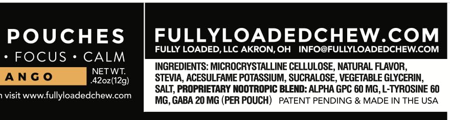 Fully Loaded Bullseye bolsa mango: tamaño conveniente en cada lata