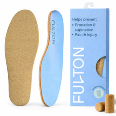 Fulton Athletic Insoles show arch support for improved comfort during runs
