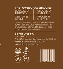 Fun Earth Mushroom Mocha vanilla-cinnamon finish for morning routines