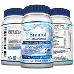 Fungavir Brainol capsules in hand demonstrating easy daily use