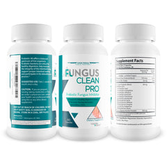 The Fungis Toenail Fungus Treatment capsules close-up show 40B CFU per serving for probiotic support.