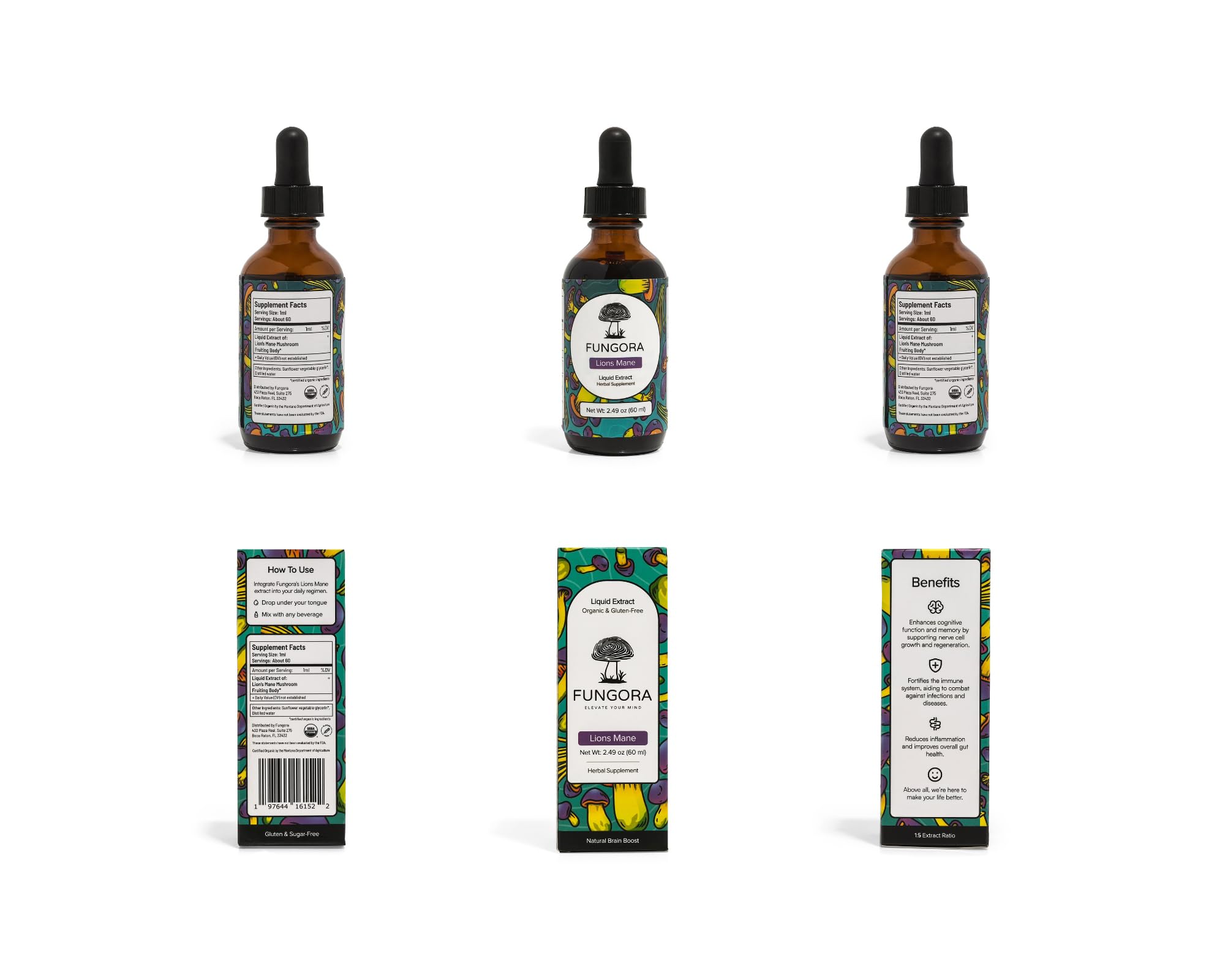 Fungora Lion's Mane third-party tested for purity and potency.
