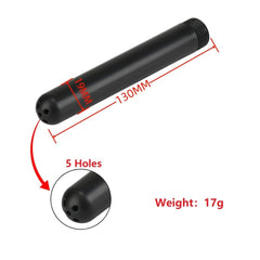 Funny Steel 5-hole nozzle provides versatile spray patterns for different comfort levels.