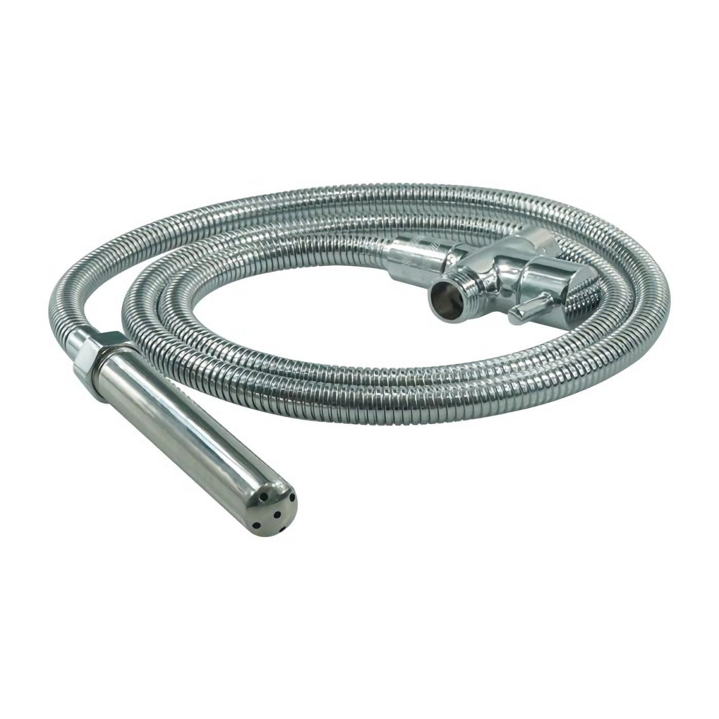 Funny Steel enema nozzle large 5-inch with smooth edges for gentle use.
