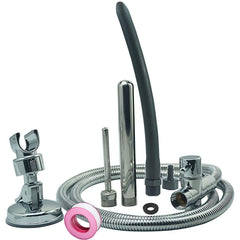 Funny Steel shower enema system hose 79-inch for flexible, comfortable setup.