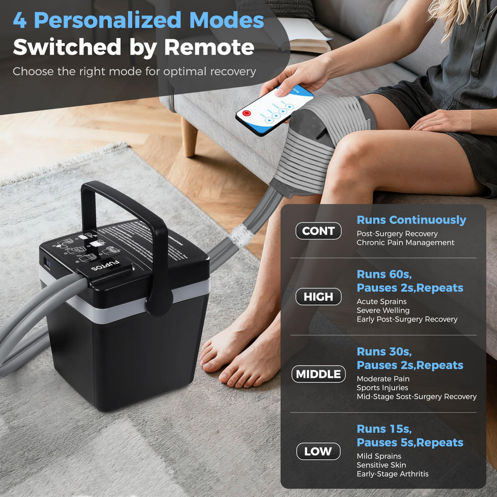 fuptos cold therapy machine ankle wrap supports post-activity relief