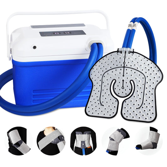 Fuptos cold therapy machine front view for post-surgery relief and recovery.