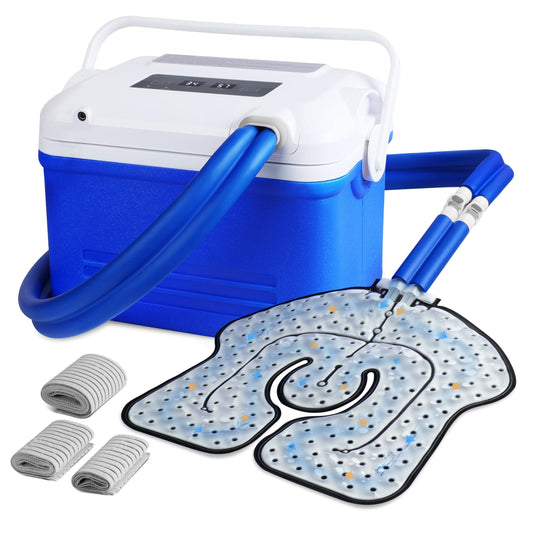 Fuptos cold therapy machine knee setup delivers targeted cooling for recovery