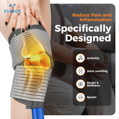 Fuptos universal cold therapy pad adapts to multiple body areas.
