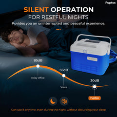Fuptos quiet brushless motor enables peaceful, uninterrupted therapy.