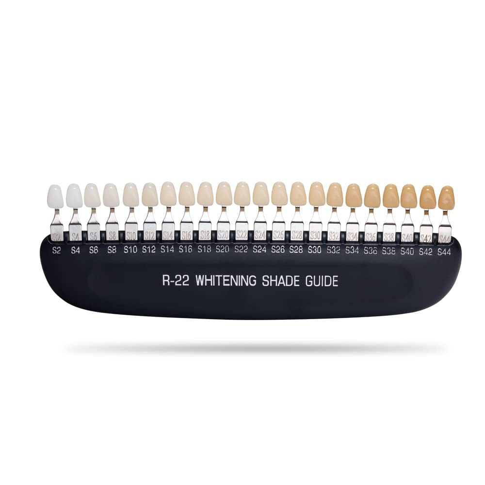 FUREIN SMILE engraved shade chart features an elegant design for easy reference.