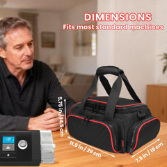 FURIMETY CPAP travel bag luggage strap for hands-free travel.