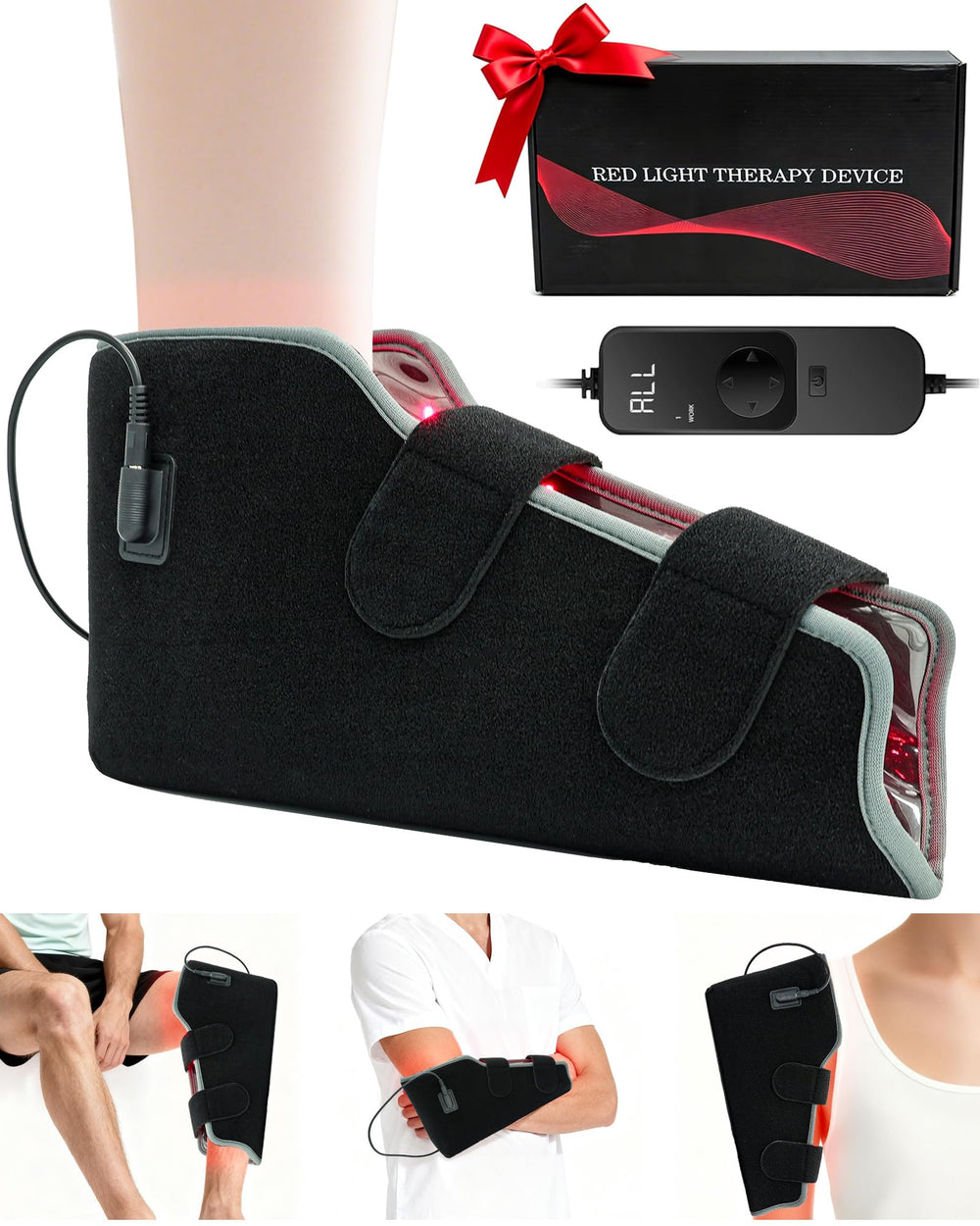 Furlove red-light therapy shoe enveloping the foot for surface warmth and comfort.