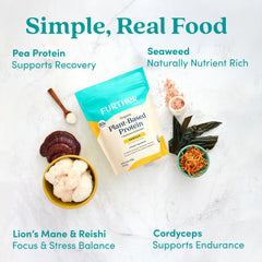 Further Food seaweed nutrition blend highlights minerals for daily wellness.