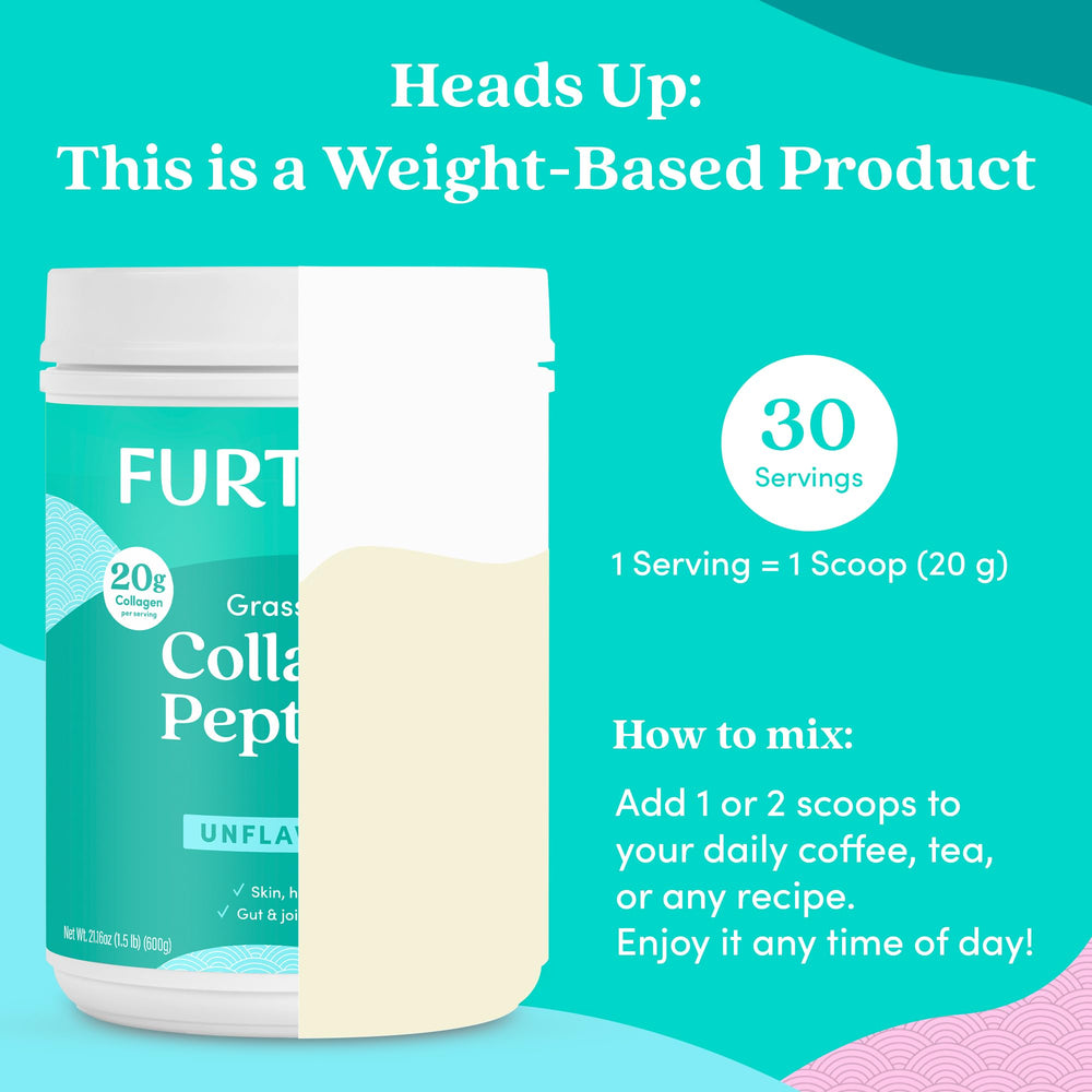 Further Food unflavored collagen bowl mix demonstrates versatile recipe prep.