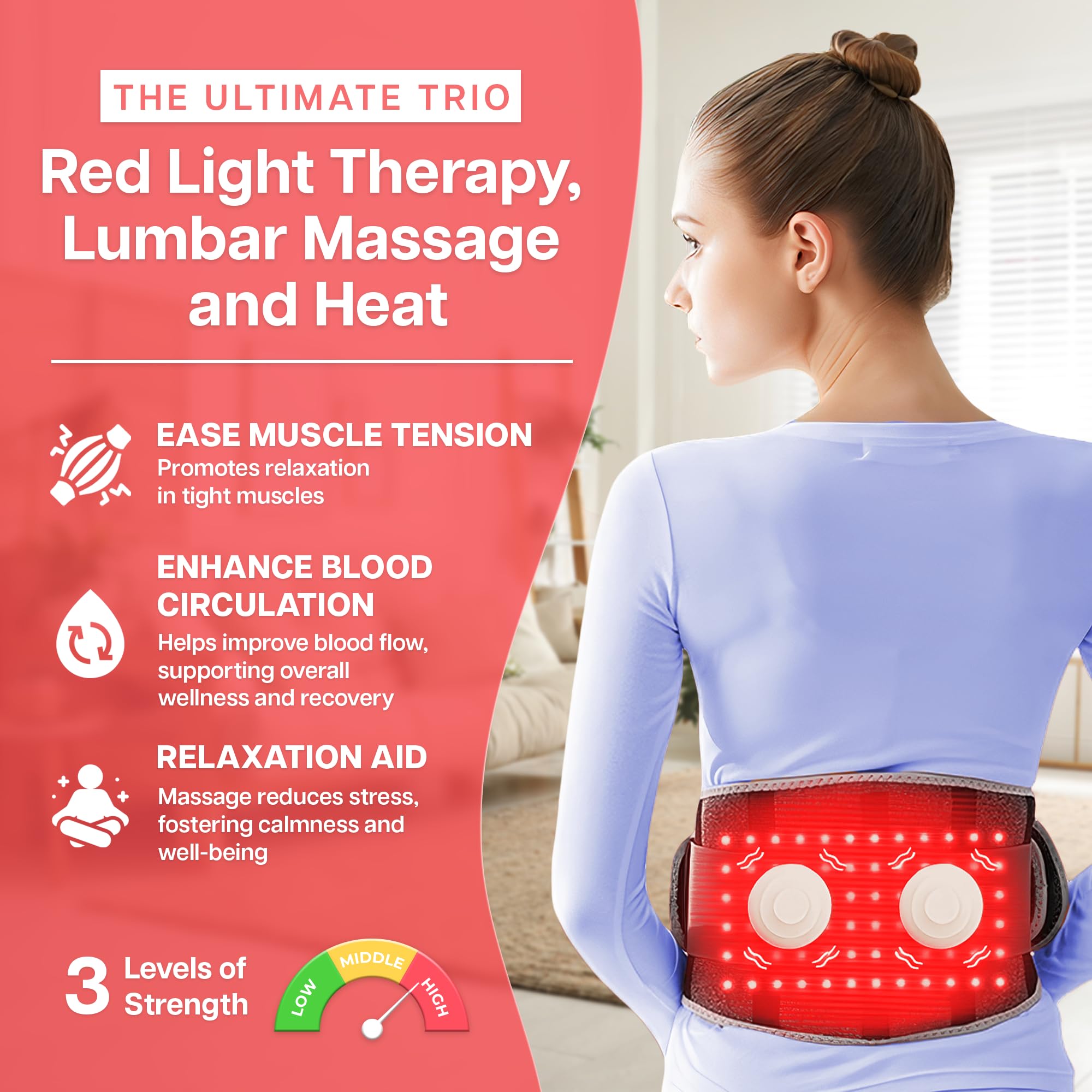 Fusion Pain Solutions dynamic temperature control lets you customize heat to your needs.