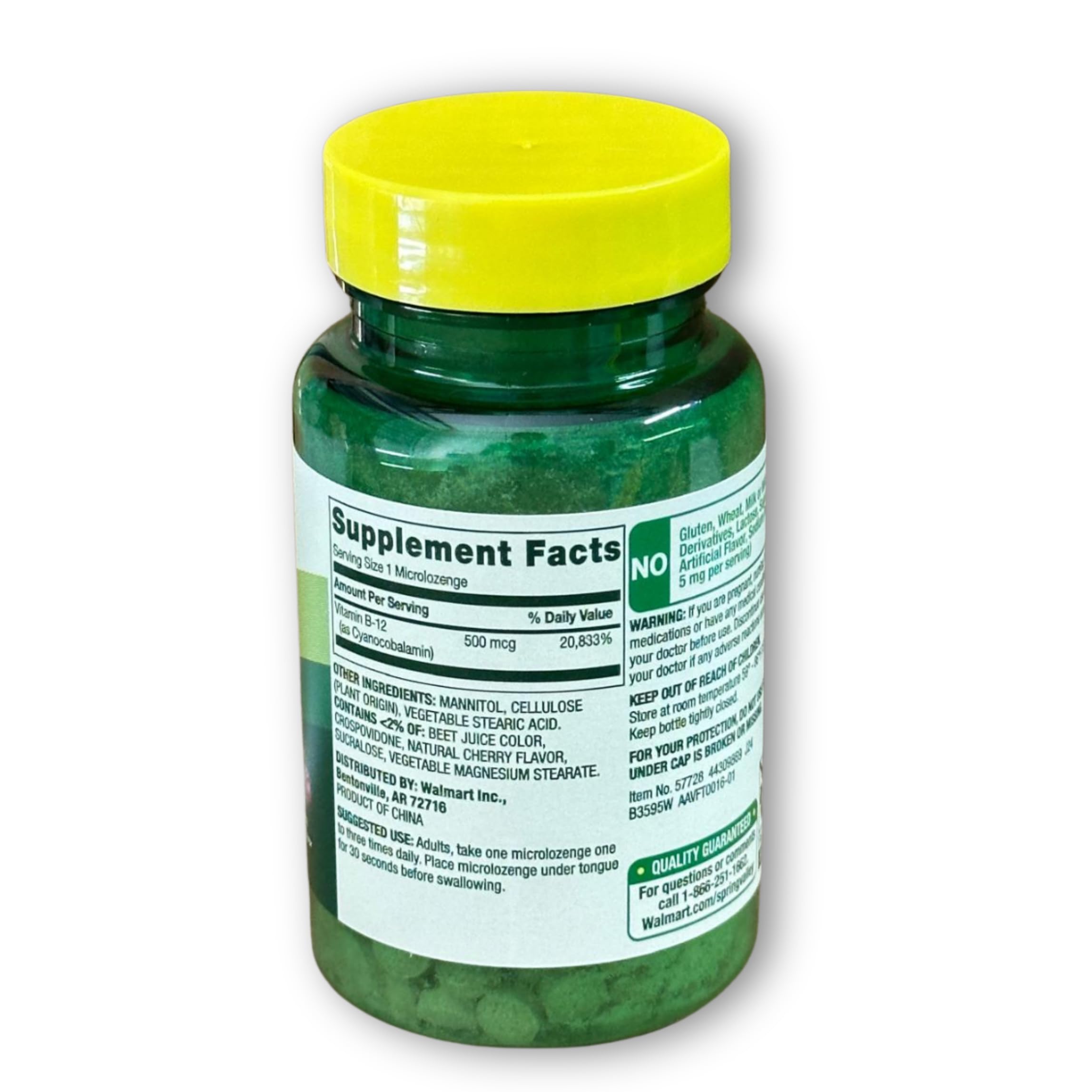 Fusion Shop Store B12 cherry lozenge closeup highlighting convenient sublingual format and clean ingredients.