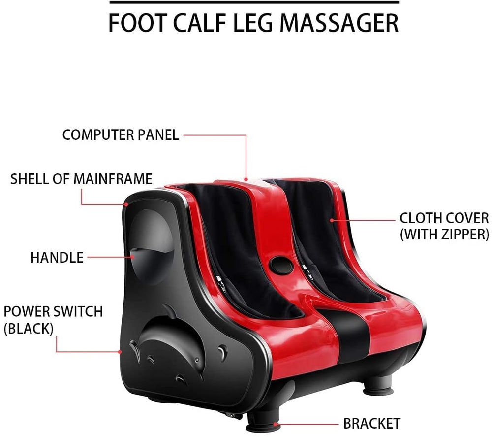 Futada foot massager provides 360-degree massage coverage for feet and calves