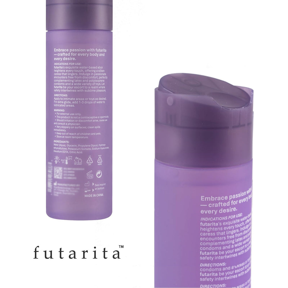 Futarita easy wash formula shown for simple cleanup.