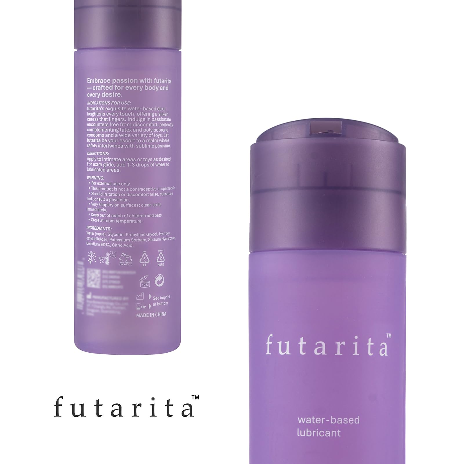 Futarita satin glide texture close-up suggesting featherlight feel.