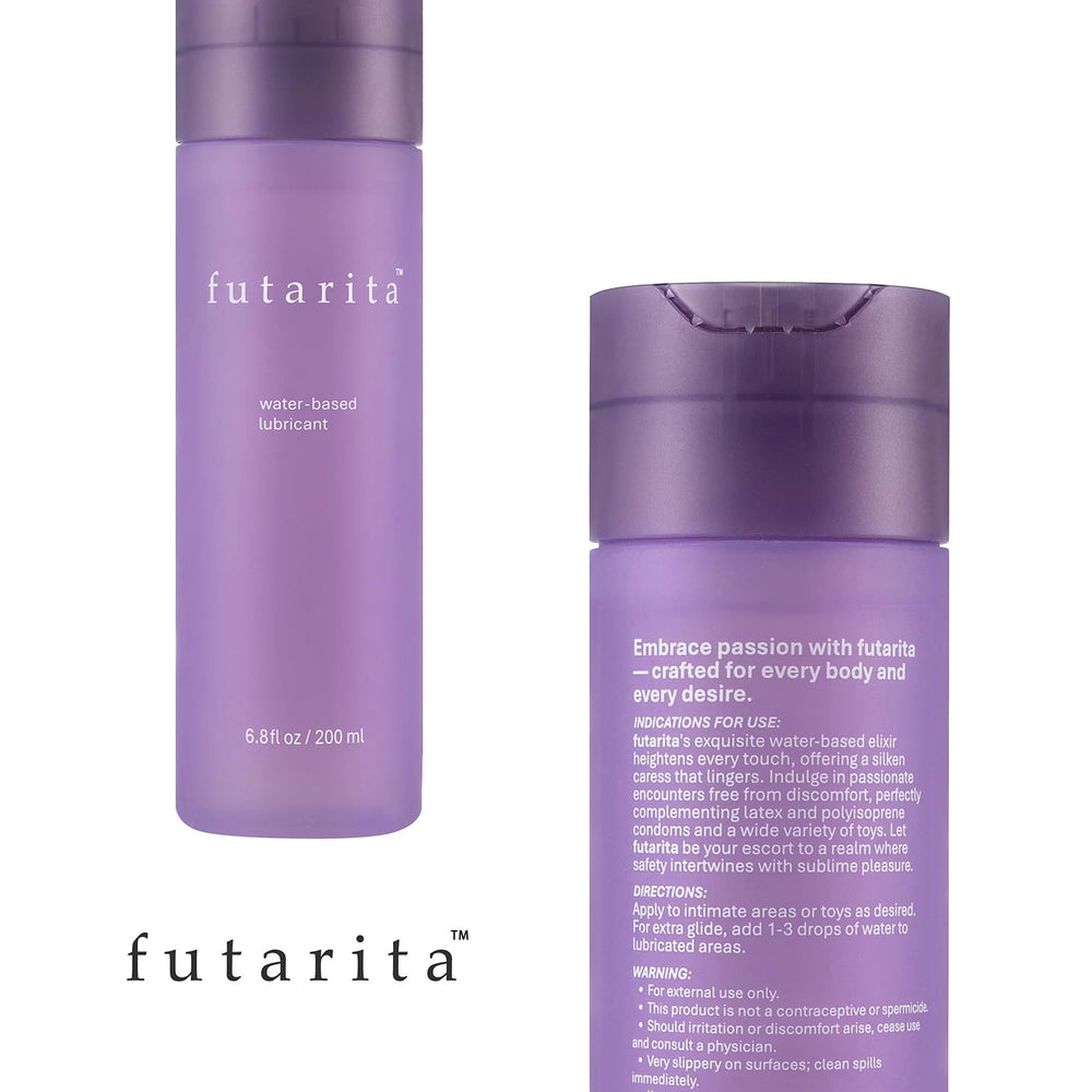 Futarita lubricant compatible with silicone toys for safe play.