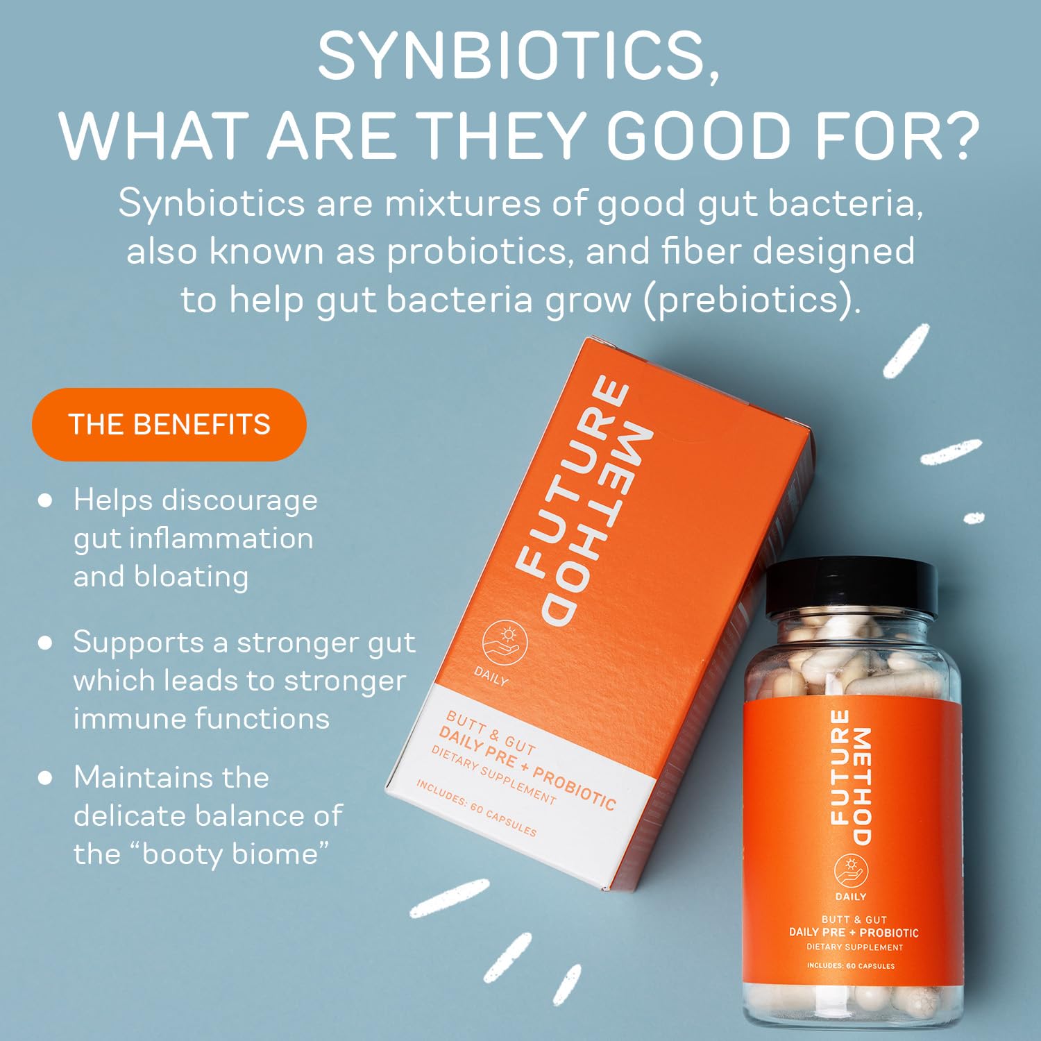 Future Method synbiotic use before meals supports routine and comfort