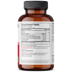 Close-up of Futurebiotics softgels highlighting krill oil content for daily use.