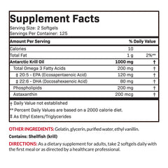 Futurebiotics 250-softgel bottle highlighting 125 servings value.