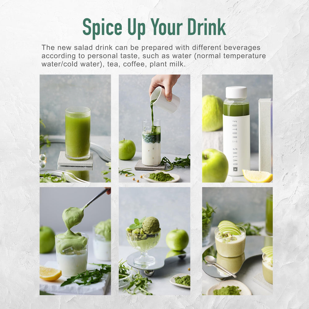 FUTURE SALAD vegan nutrient-dense drink for plant-based lifestyles
