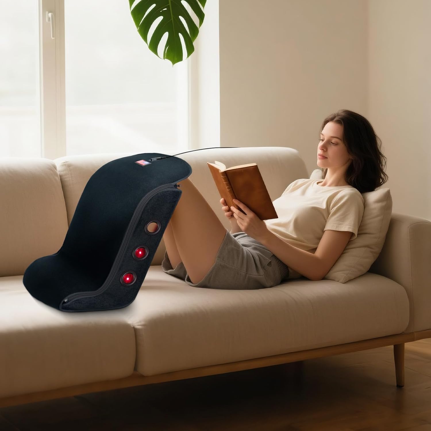 Fuuerds ergonomic foot-shaped design fits feet comfortably during therapy.