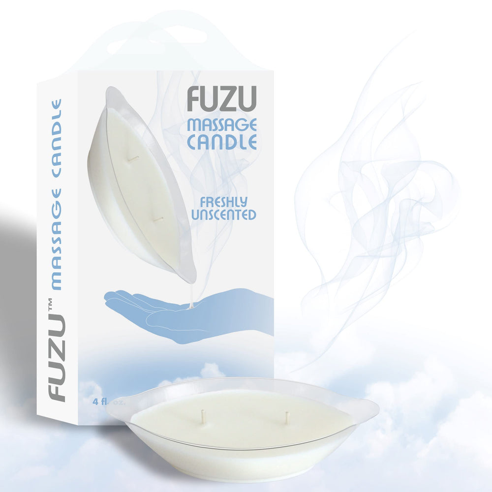 Fuzu pour-spout design promotes controlled, spill-free massage oil transfer
