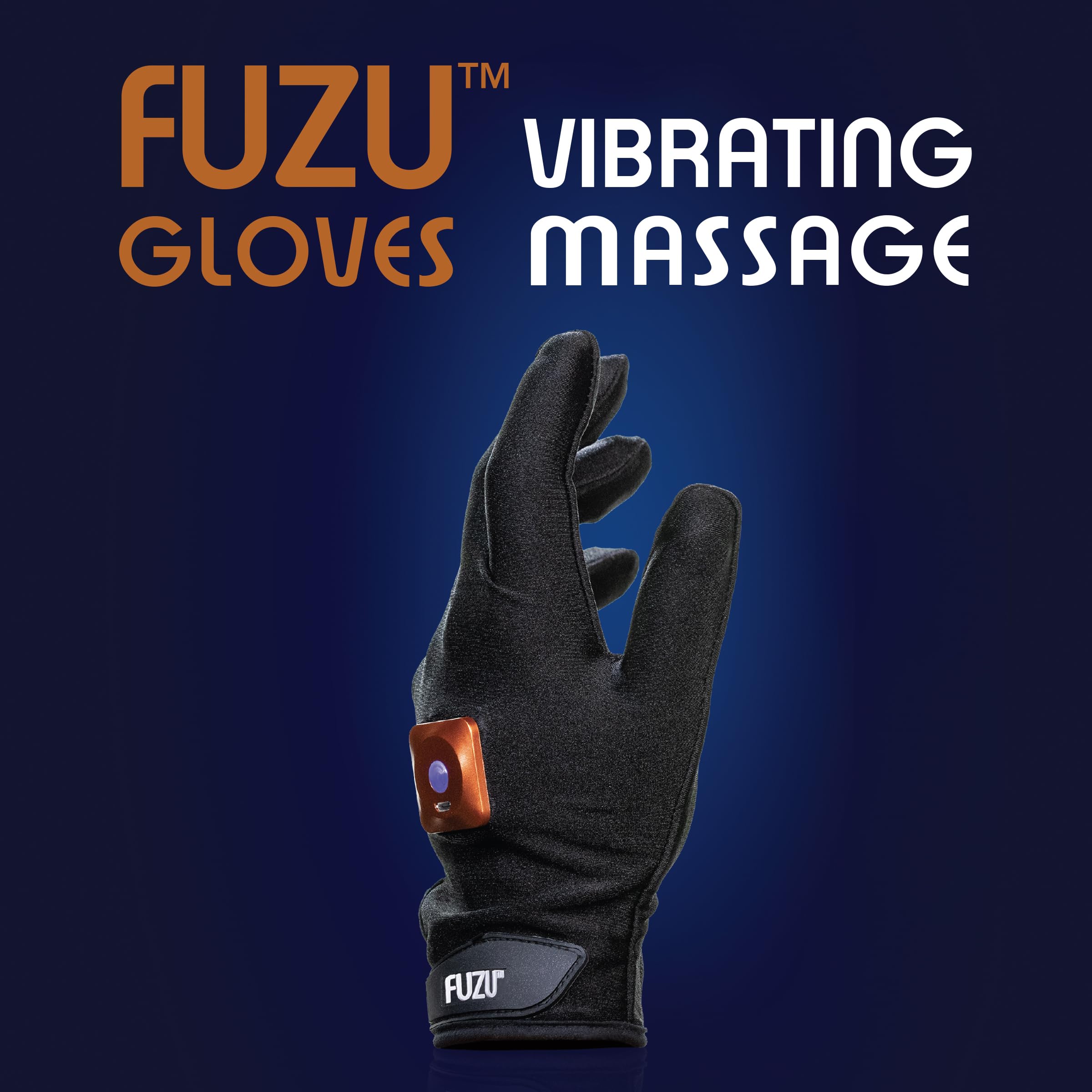 Fuzu vibrating massage glove operates quietly, enabling calm therapy sessions