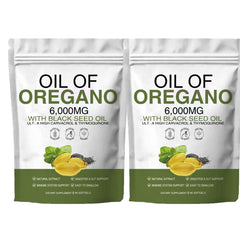 FW ZONE Oil of Oregano bottle front view, 360-count, for daily immune support.