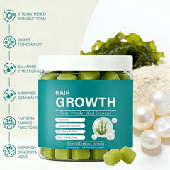 FW ZONE Sea Moss Gummies label highlights 3-in-1 beauty benefits.