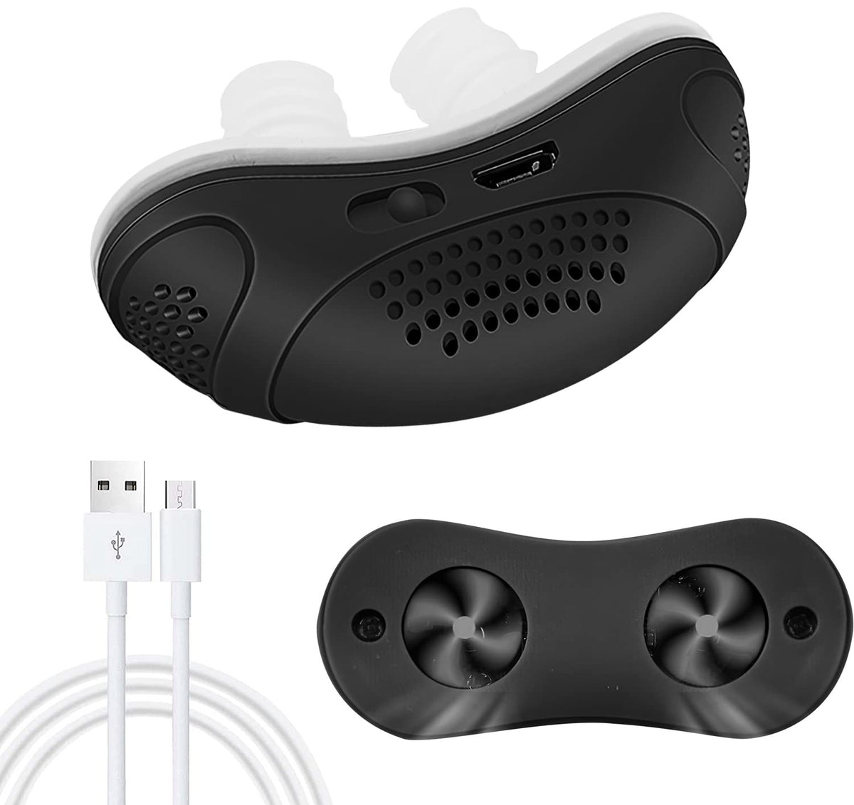 FXMFXM electric anti-snoring device nose-fit for all-night comfort and easier breathing