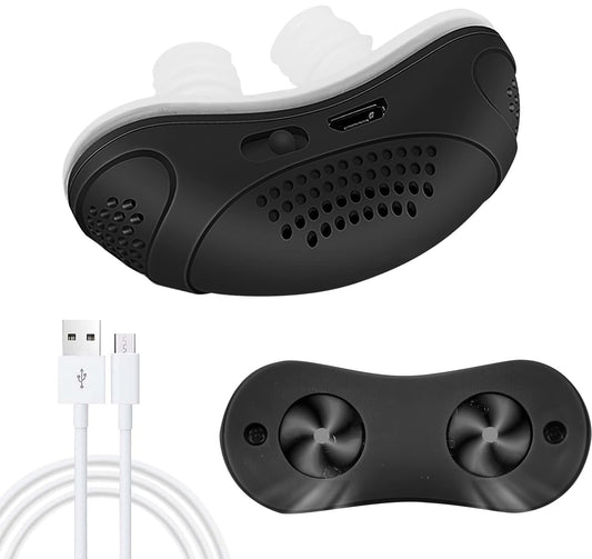 FXMFXM electric anti-snoring device nose-fit for all-night comfort and easier breathing