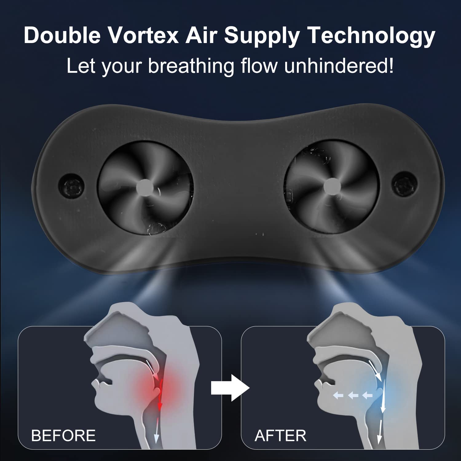 FXMFXM silicone nose piece soft material provides skin-friendly wear during sleep