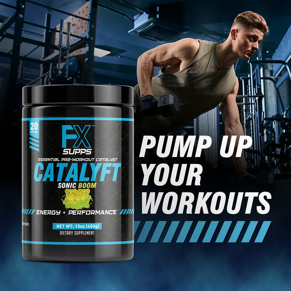 FXSUPPS Catalyft endurance athlete in motion illustrating stamina and workout readiness.