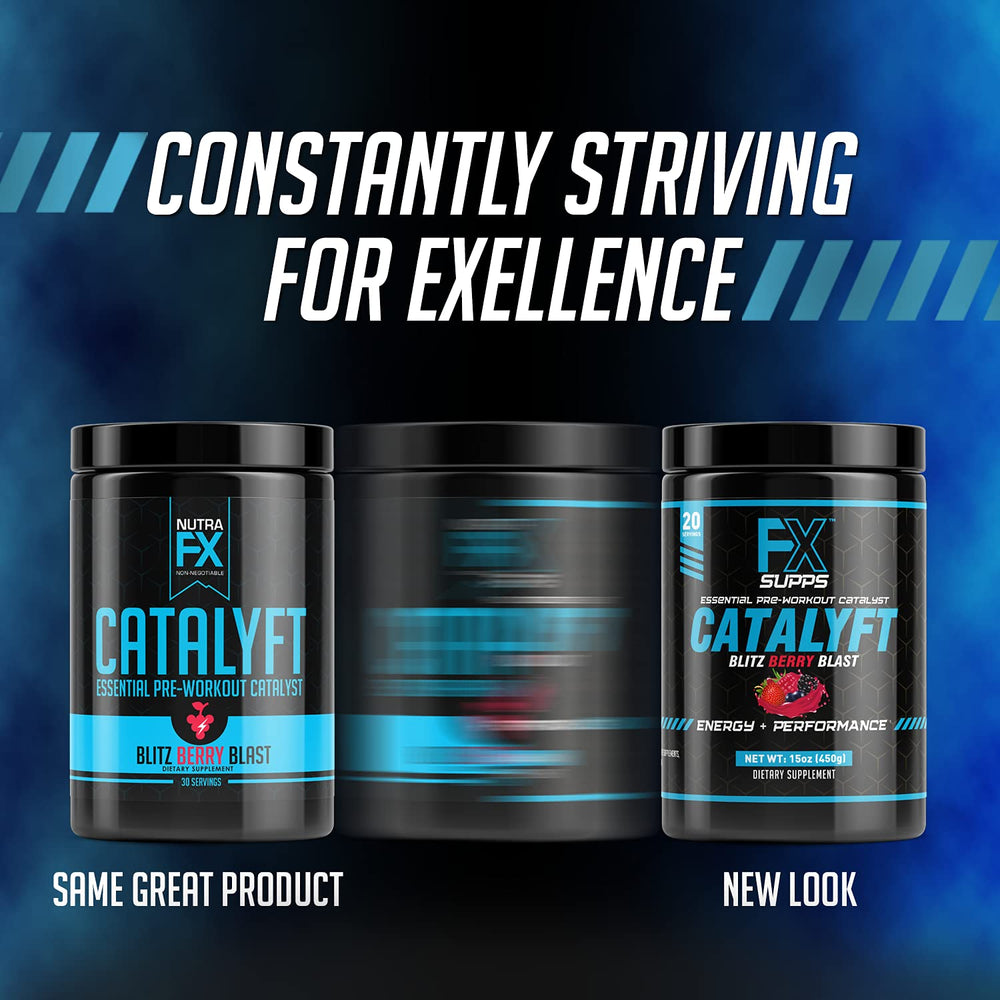 FXSUPPS Catalyft workout setup ready for high-intensity training.