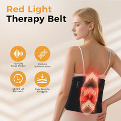 fyovuv red light therapy belt LED panel closeup highlights 210 beads